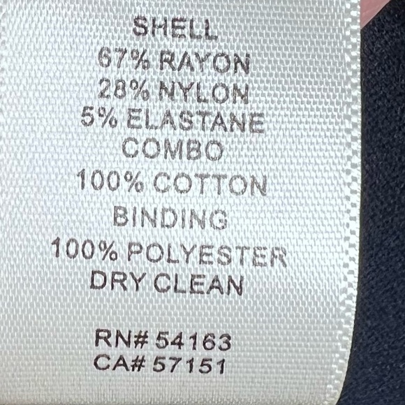 ELIZA J. Navy Sleeveless Dress with V-Neck Ruffle Trim - Picture 8 of 9